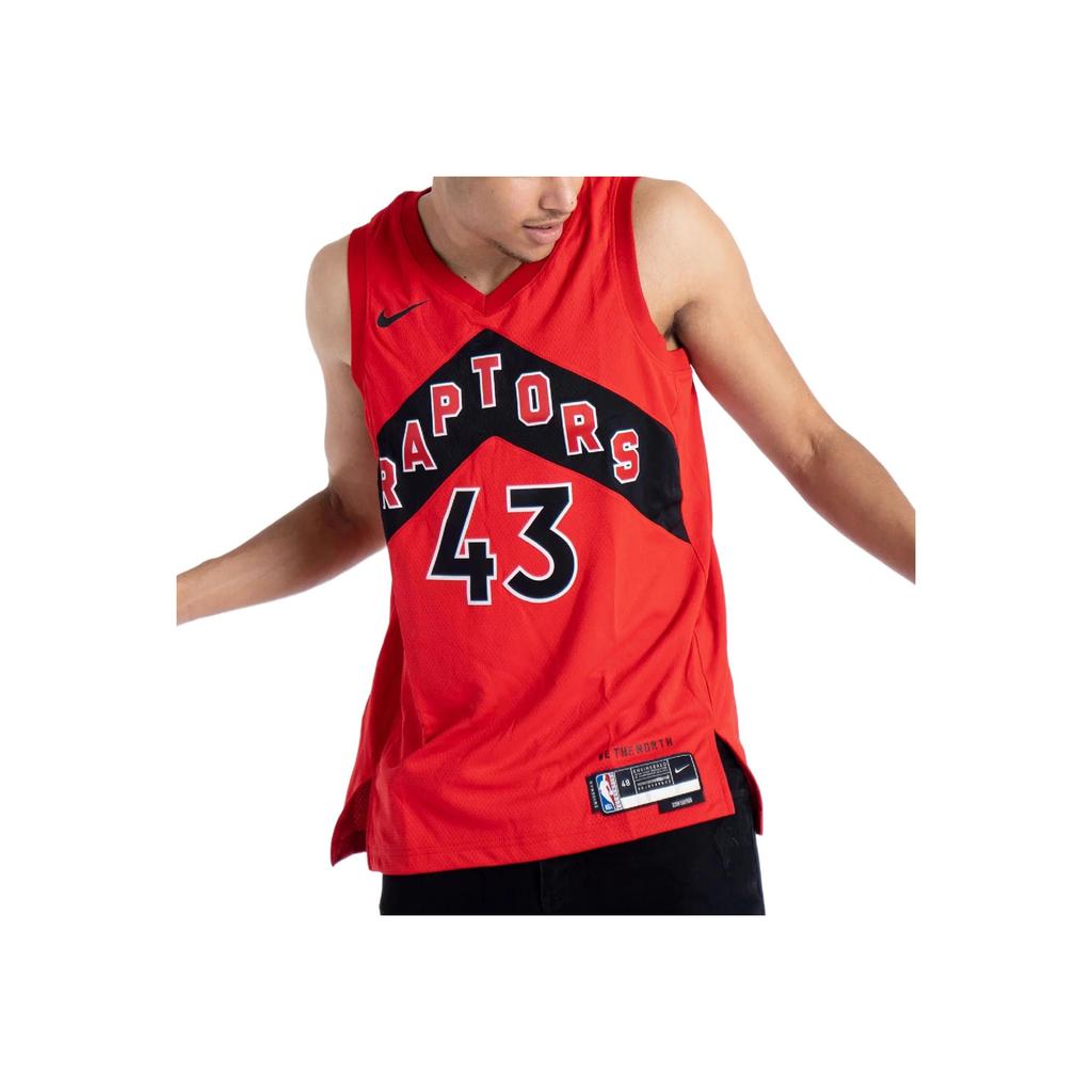 Nike NBA Team Printed Jersey Tank, Fan Edition, 2022-2023 Season, Limited Edition, Siakam No. 43 Unisex Tops Red DN2023-657