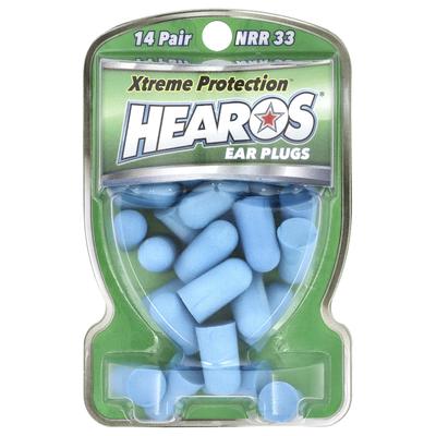 Xterme Protection™ Earplugs, Blue, NRR 33, 14 Pairs