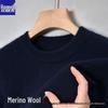 Men's High Neck Double Roll Wool Sweater - Soft, Warm, Solid Color, Close-Fitting Base Layer, Trendy Knitted Design