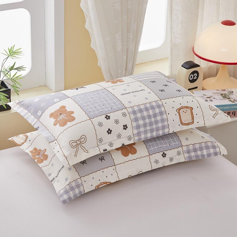 2pcs Floral Pattern Cotton Pillowcase Without Pillow Core, Comfortable Soft Pillow Covers, for Home Bedroom Living Room Decor, 19*29inch