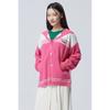 Color Line Knit Cardigan Bakc10611