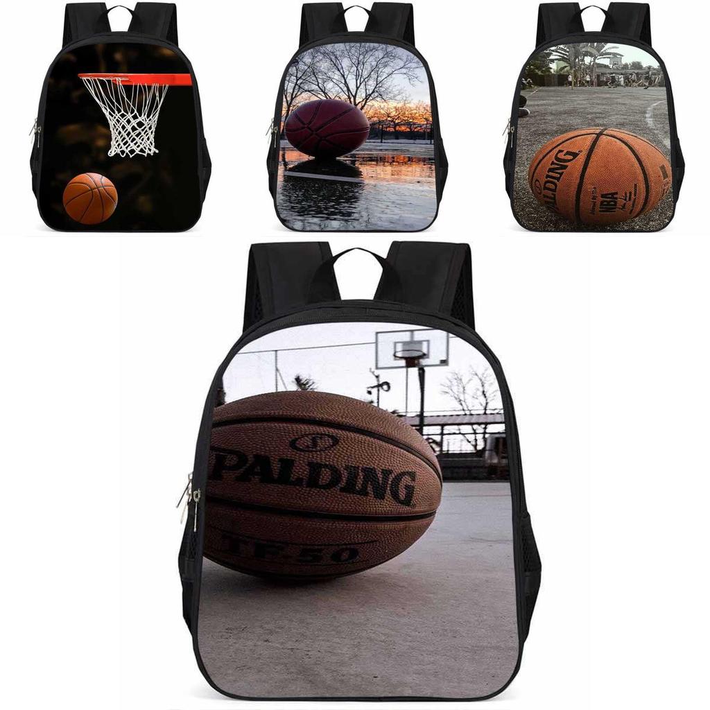 Sac à dos scolaire élégant Basketball 15 pouces Grande capacité Léger Pour Garçons et Filles