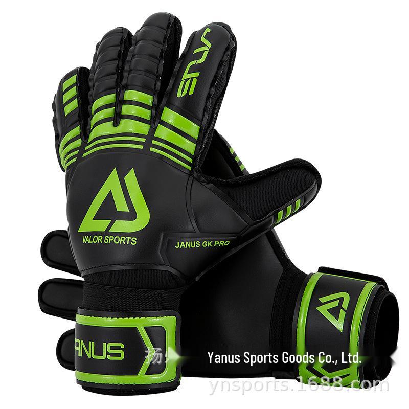 Goalkeeper Gloves: Finger Protection, Non-slip Training for Adults & Kids