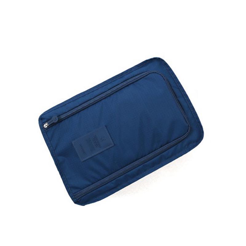 Korean Style Waterproof Foldable Shoe Storage Bag - Portable, Multi-functional, Solid Color.
