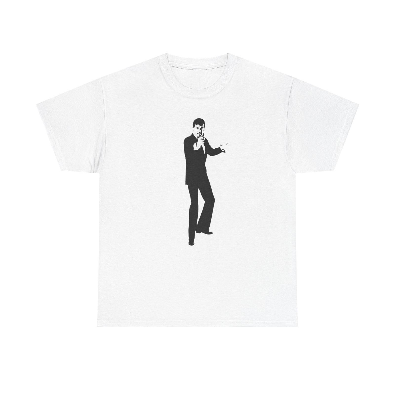 Roger Moore Bond Unisex Tee James Bond Graphic Shirt 007 Movie Fans S