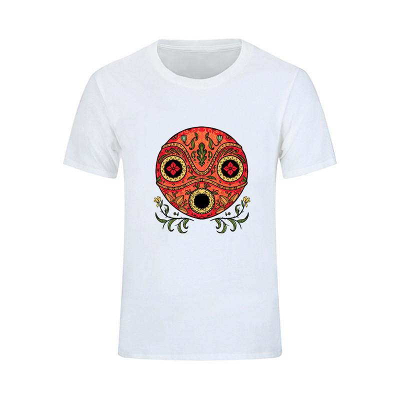 Designer Herren T-Shirt Lustig Dia De Los Mononoke 3D Gedrucktes Männliches Oberteil T-Shirts