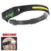 COB LED Headlamp Induction Head Lamp Built-in Battery USB Rechargeable Head Flashlight Outdoor Camping Fishing Sensor Headlight