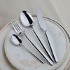Cozy Zone 24 Pieces Cutlery Set Stainless Steel Tableware Western Dinnerware Set Classic Dinner Set Knife Fork Restaurant Dining