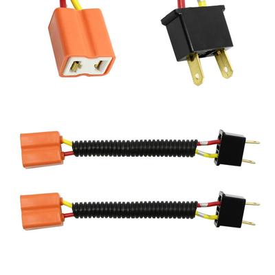 YUNPICAR H7 Ampoule LED Phare Antibrouillard Faisceau de Câblage Connecteur de Fil Douille Adaptateur (Douille Céramique H7)