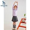 HAZZYS Girls' Floral Collar Knit Undershirt