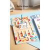 Wooden Color Shape Magnetic Maze Magnetic Sorting Travel Board Montessori Puzzle Toy Educational Learning for Age 3+ Fine Motor