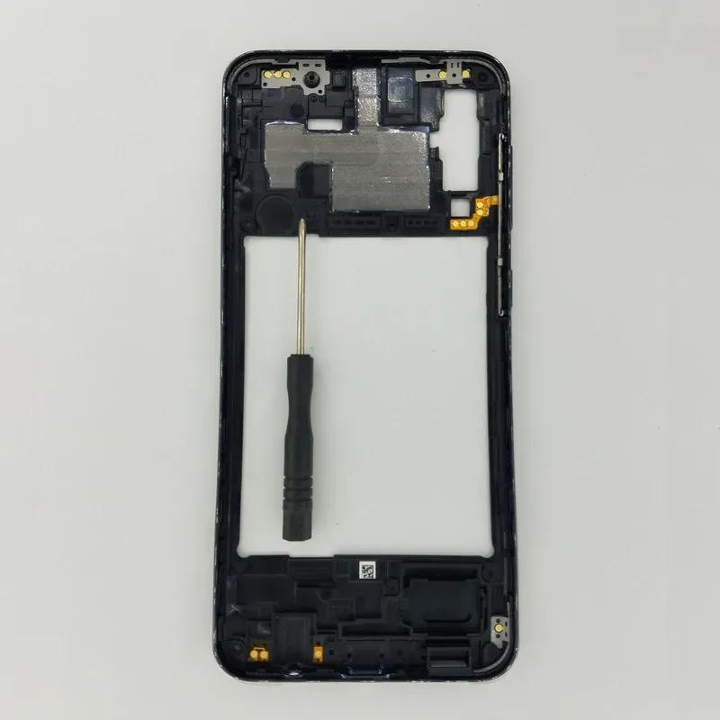For Samsung Galaxy A50 A505 A505F A505FN A505FM A505GN Phone Side Housing Middle Frame Center Chassis With Buttons