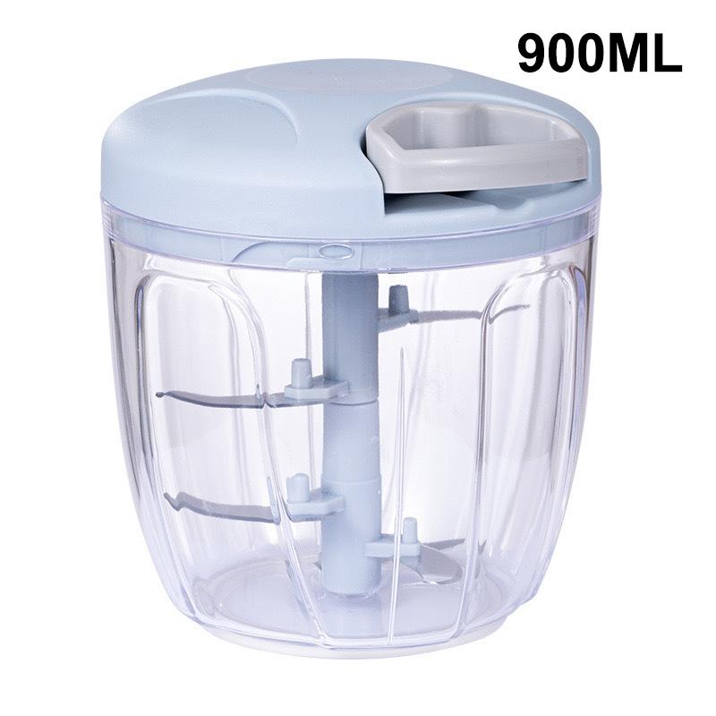 500/900Ml Manual Meat Mincer Garlic Chopper Rotate Garlic Press Crusher Vegetable Onion Cutter Kitchen Cooking Accessories