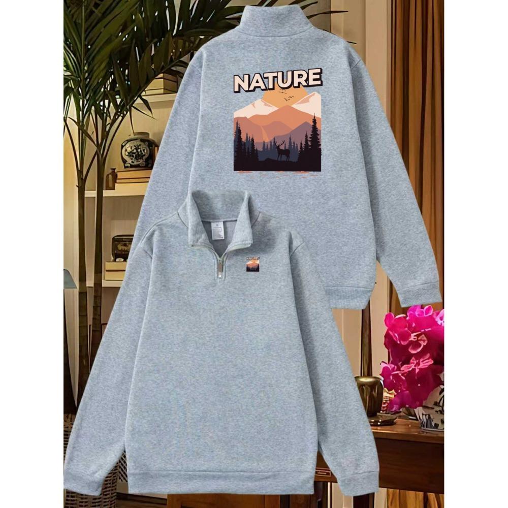 Urban Casual Light Sport Men's Standing Collar Half Chain Multifunctional Sports Shirt, Stylish Autumn and Winter Pullover