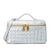 Woven Box Bag Women'S Bag New Year'S Woven Fashion Portable Retro Lunch Box Bag One Shoulder Messenger Bag