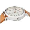 Fieldwork Women's Analog Lovely Silver Watch with Leather Strap, Brown, GY044-5