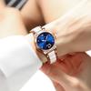 Mechanische Uhr Roségold Edelstahl Keramikarmband Kleideruhr Modische Automatikuhr für DamenGTshop6631, Koreanische beliebte Uhren