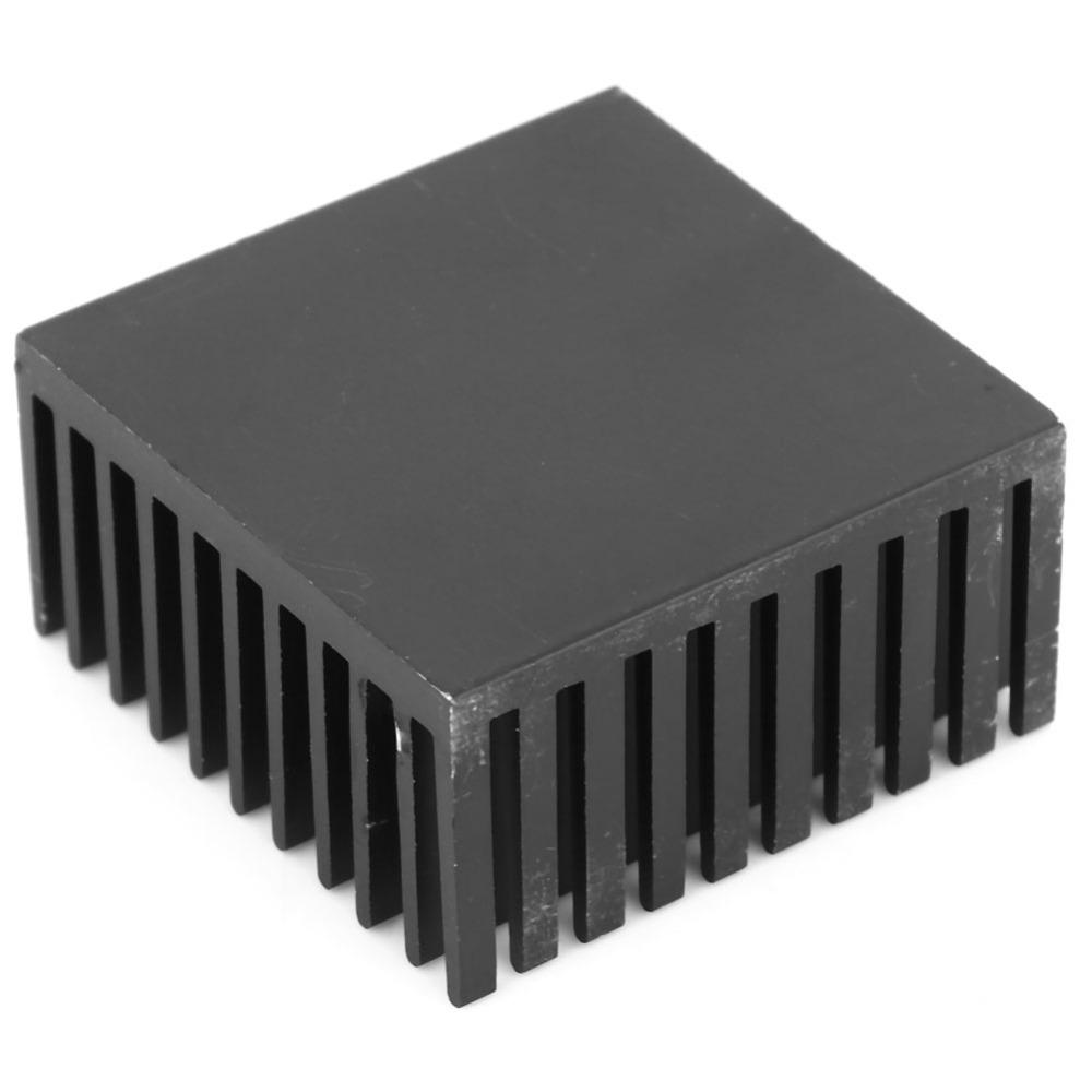 5Pcs Aluminum Aluminum Heatsink Silver/Black Radiator Heat Sink Printed Circuit Board