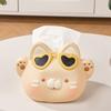 Cartoon Paper Box Ceramics Napkin Storage Box Desktop Decoration Tissue Box  Bedside