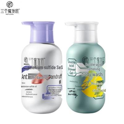 Three Magicians Selenium Disulfide Shampoo & Dual Acid Body Wash Set