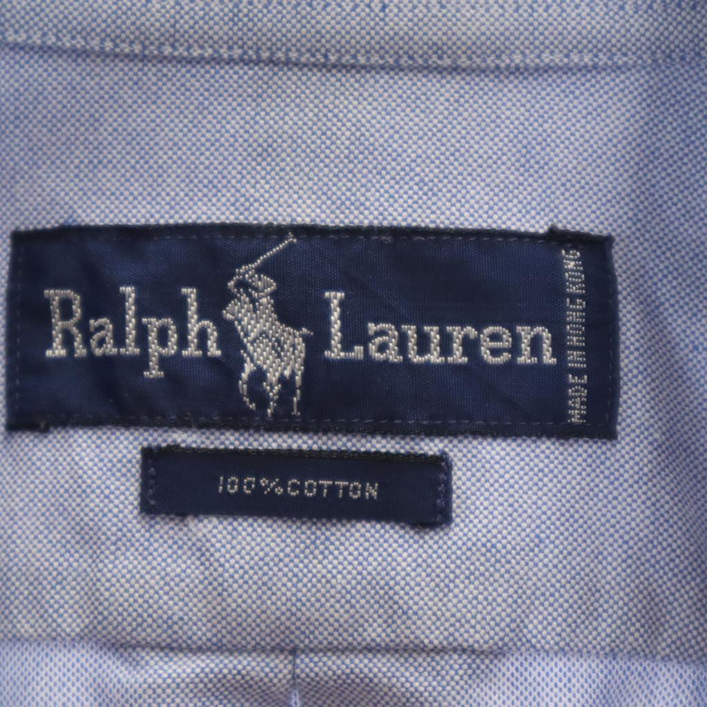 RALPH LAUREN Long sleeve Button down shirt Navy system Women Used