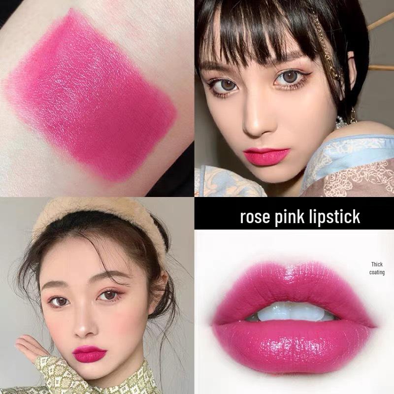 Barbie Pink Matte Lipstick: Long-lasting, Hydrating, Non-Stick, New Popular Shade.