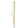 Semi-Square Stainless Steel Anti-slip Chopsticks - Hollow Design, Ideal for Hot Pot, Customizable Logo.