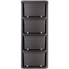 CURVER Regal mit 4 Schubladen Schrank Kommode Badezimmer Rattan 4X14L