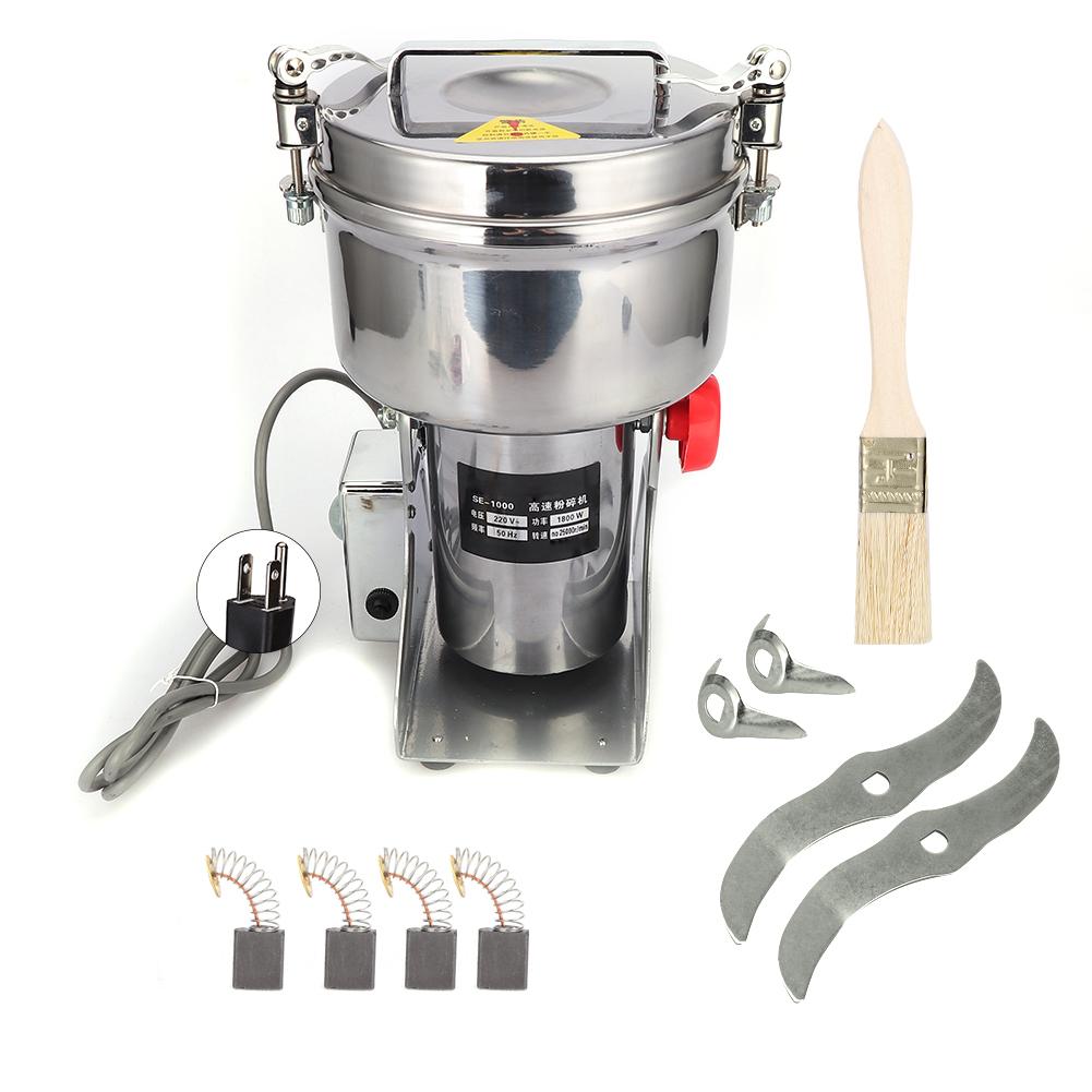 1000g Mini Electric Grinder Household Dry Grinding Whole Grains Chinese Herbal Grinding Machine