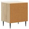 Nightstand Sonoma Oak 43 x 34.5 x 49.5 cm Particleboard