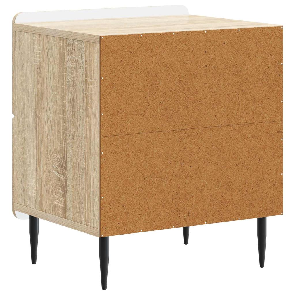 Nightstand Sonoma Oak 43 x 34.5 x 49.5 cm Particleboard
