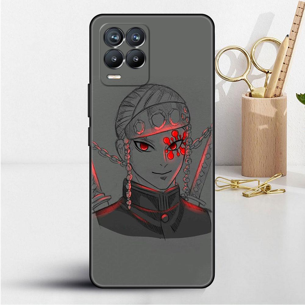 Soft TPU Case For Realme 8 C21 9 Pro 8i 9i GT Neo 3 2 C3 7 6 C21Y C15 C11 C35 Silicone Phone Cover Anime Demon Slayer