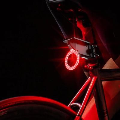 Bike Tail Light, Rechargeable LED Bicycle Rear Light for Night Riding, Bright Heart Shape Taillight Cute Bike Accessories,