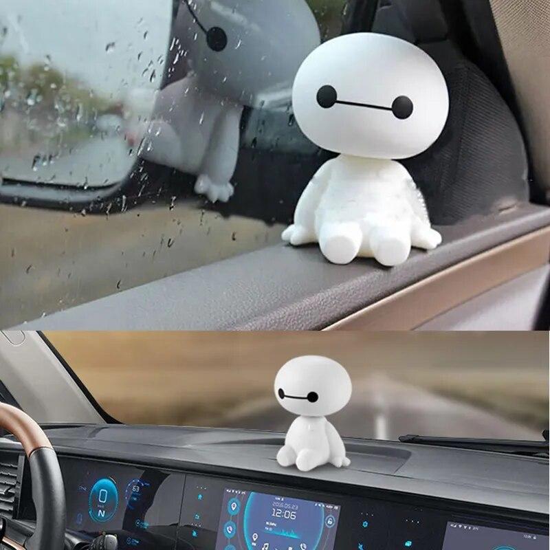 

Мультяшный робот Baymax, трясущаяся голова, фигурка, автомобильные украшения, авто украшения для интерьера, большой герой, игрушки, орнамент Z4