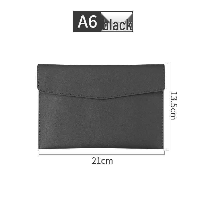 **Customized Leather Document Bag - A4, B5, A5 Sizes**