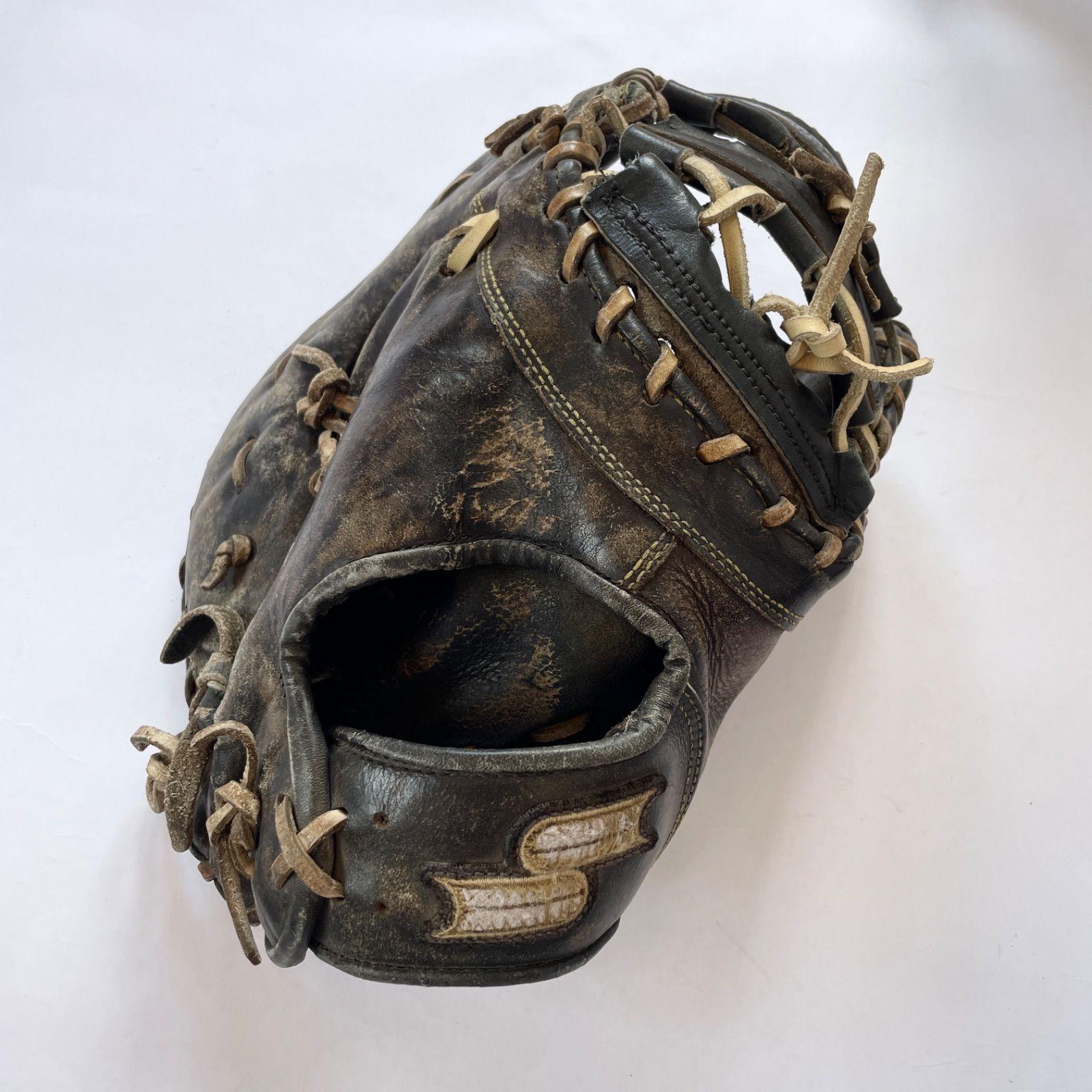 Used [Price negotiable for immediate purchase] SSK Soft Catcher s Mitt Black