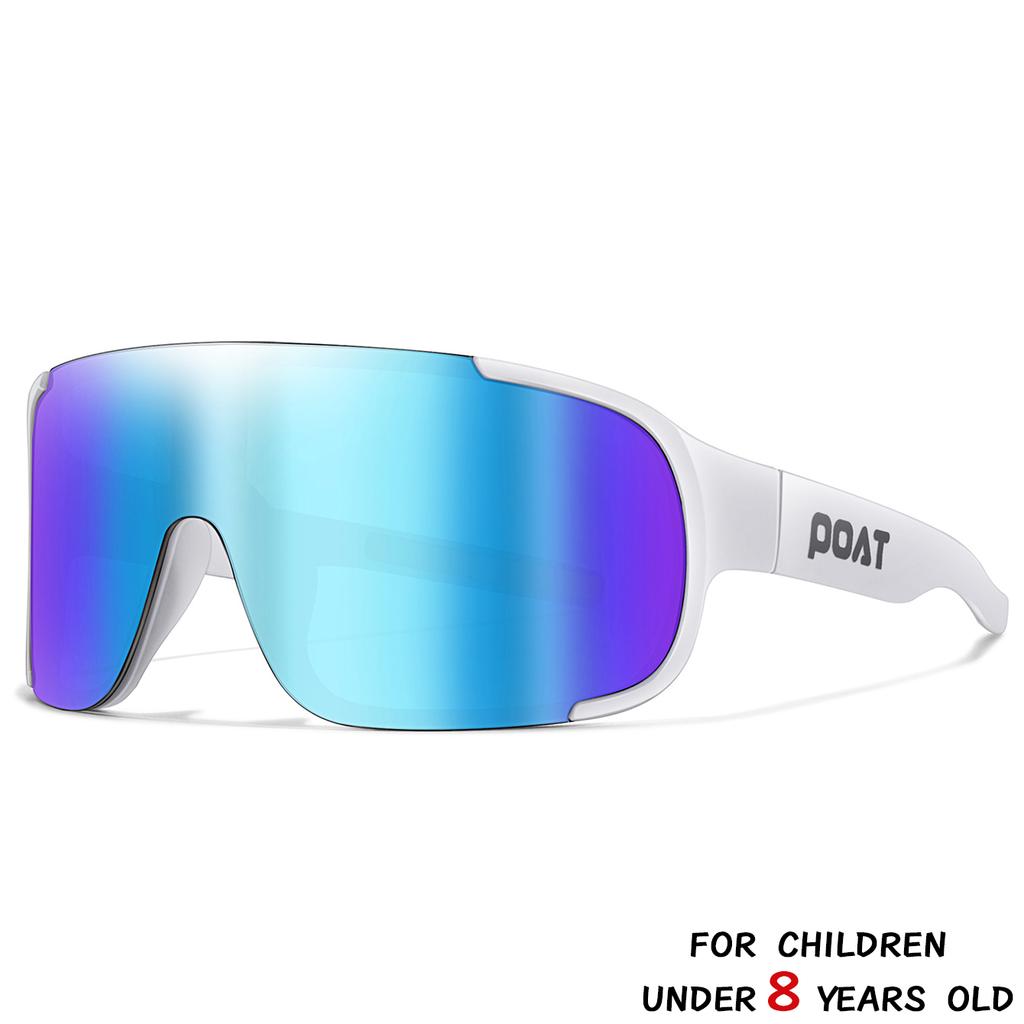 POAT Brand Kids Sunglasses UV400 3-8 Years Boys Girls Bike Goggles Outdoor Cycling Eyewear MTB Road Bike Hiking Gifts