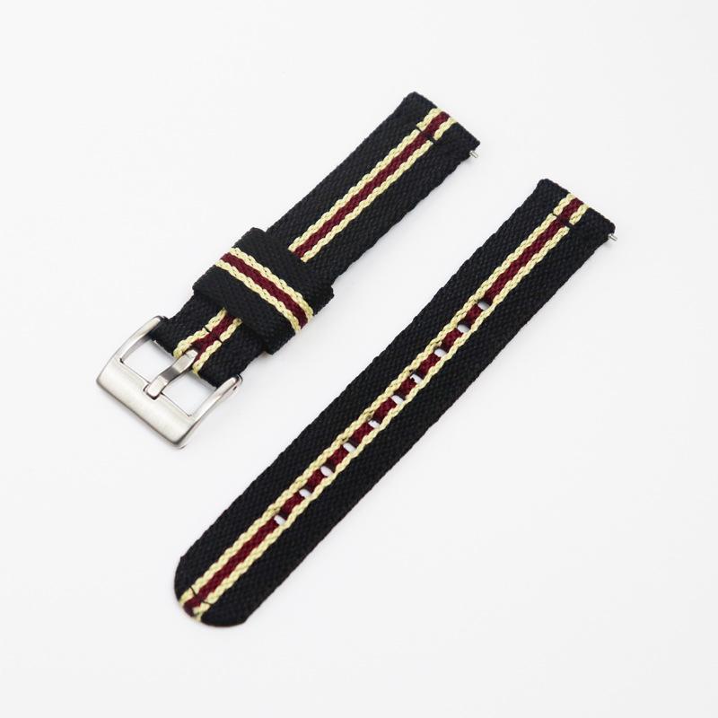 Quick Release High-Quality Nylon Canvas Watch Strap for Seiko DW - Sizes 18, 20, 22, 24mm