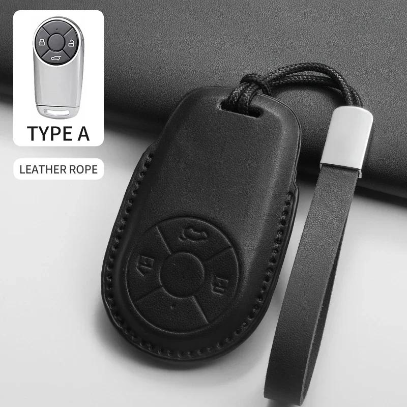 Car Key Case Cover Shell Fob for Great Wall ORA Good Cat White Cat GT IQ RI Funky for HAVAL H6 M6 PU Auto Key Bag Accessories