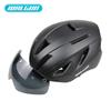 Walgun Lightweight Breathable Bicycle Helmet With Sun Goggle Men Women Bicycle Helmet Sunglasses Shield Road MTB Cycling Helmets