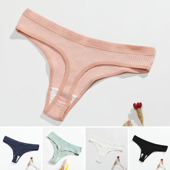 

Женские трусики с низкой талией, хорошая воздухопроницаемость, однотонные стринги, облегающие тонкие быстросохнущие повседневные спортивные трусы M зелёный