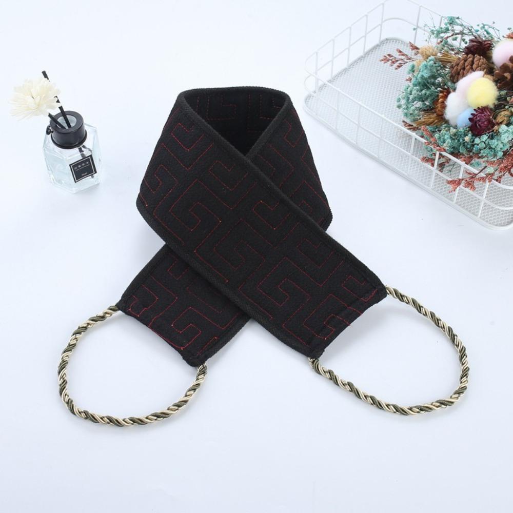 Dual Sided Back Scrubbing Towel Handle design Back Rubbing Strap Exfoliating Body Towel  Unisex
