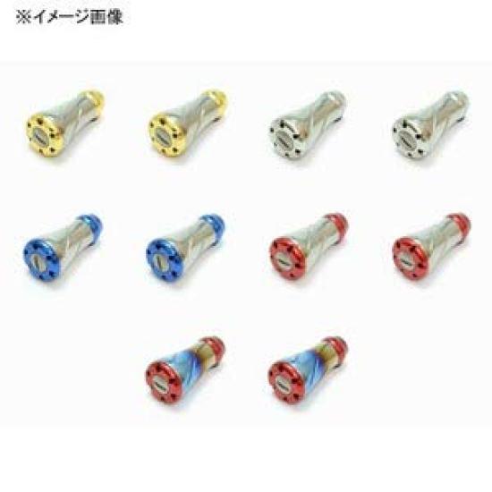 LIVRE Reel Knob Set Red (Forte) 2-Piece (Silver + C)