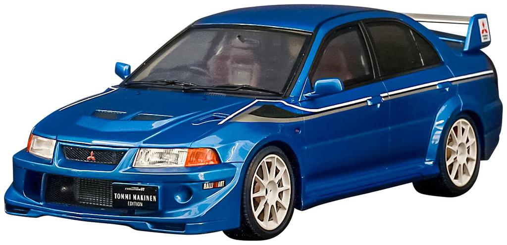 POP RACE Mitsubishi Evolution Tommi Makinen Edition Blue Finished Product 1/18