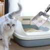 Cat Litter Scoop with Ergonomic Long Handle Stainless Steel Deep Shovel Slotted Litter Scooper Non-stick Poop Sifting Shovel Sifter Pet Supplies