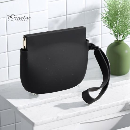 Silicone Coin Purse Portable Solid Color Multifunction Coin Holder Lipstick Keys Earphone Cable Storage Bag Pouch Wallet Women Girls Gift