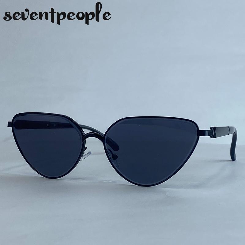 Trendy Sexy Cat Eye Sunglasses Women Luxury Brand Vintage Punk Outdoor Sun Glasses For Ladies Classic Cateye Shades UV400