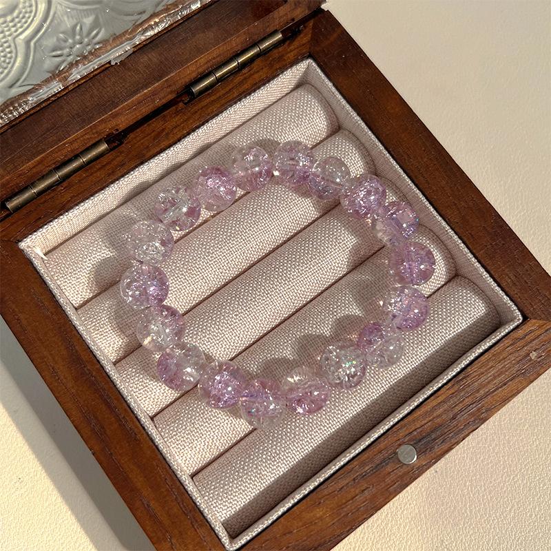 

Фиолетовый женский браслет фиолетовый