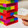 Mattel Games UNO Stacko Balance Block Stacking Game - Family Party Game, 2-10 Players, Ages 7+, Red, JGT89