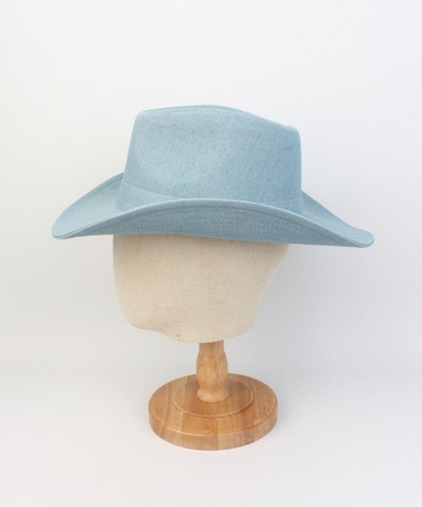 Yunibeosyeolkemiseuteuli Cowboy Light Denim Fedora Cowboy Fedora